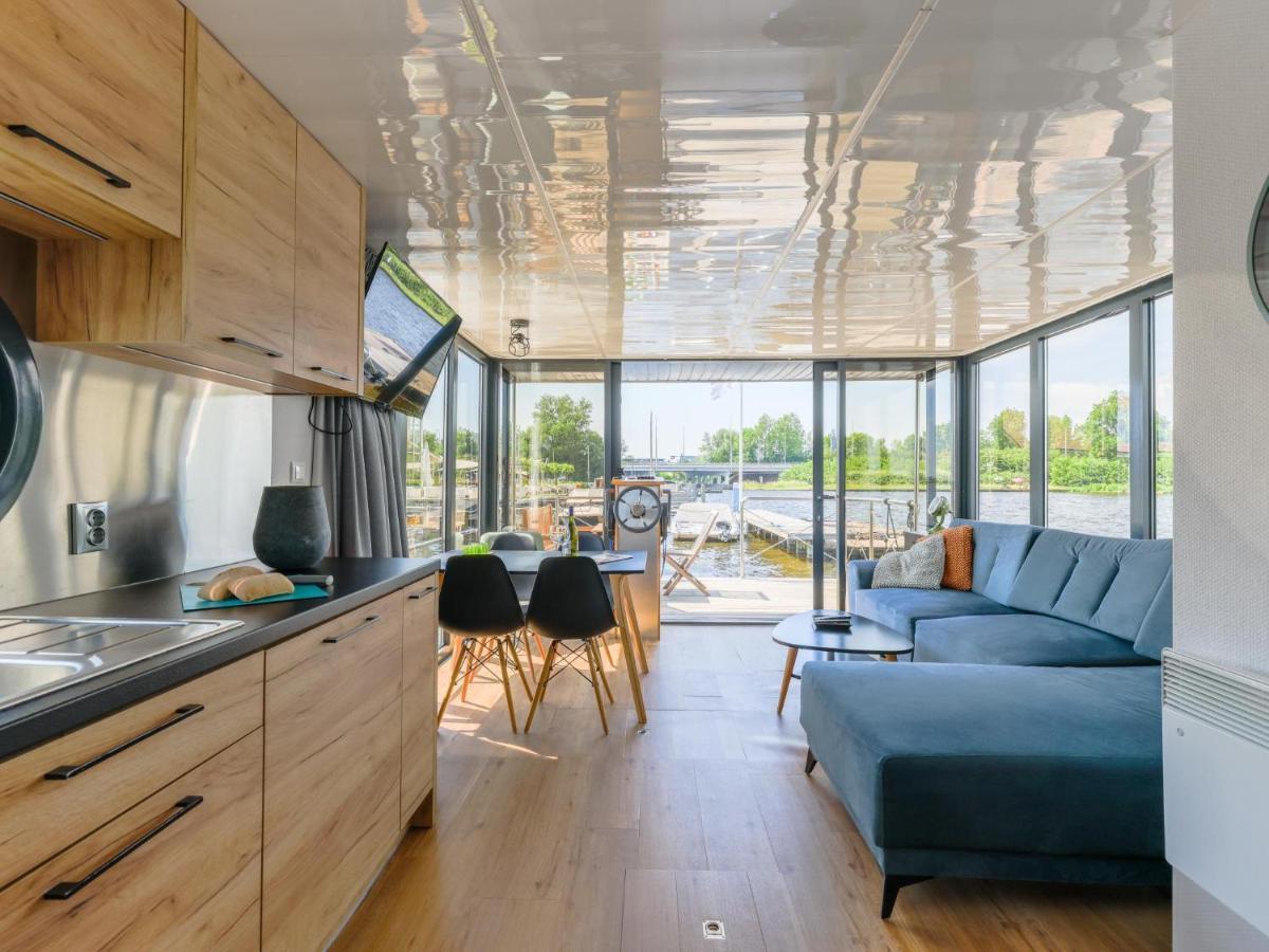 Tiny Houseboat De Woudaap - I Hotell Uitgeest Eksteriør bilde