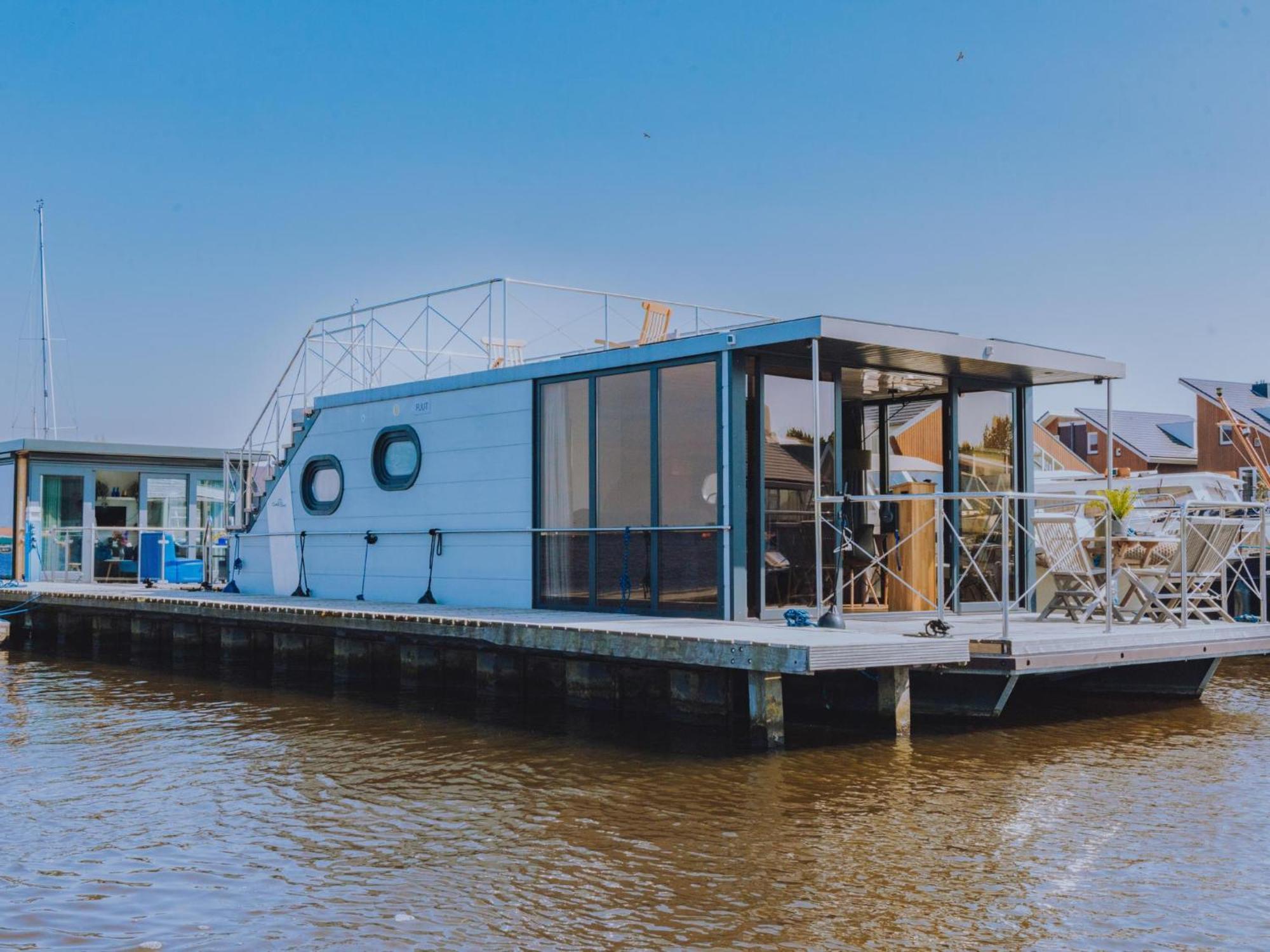 Tiny Houseboat De Woudaap - I Hotell Uitgeest Eksteriør bilde